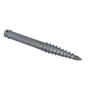Hot Dip Galvanized Good Quality Spiral Ground Screw for Foundation of Buildings