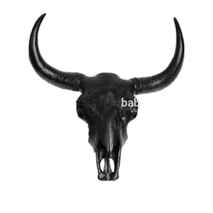 Décoration murale en résine Longhorn en gros, crâne <span class=keywords><strong>de</strong></span> buffle sculpté - Product Image 4