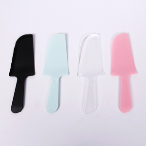 Coltello per torta nuziale monouso e Set di Server in plastica acrilico Cutter per feste tipo di posate - Product Image 4