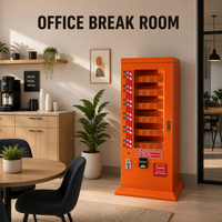 Distributeur automatique compact sur pied pour snacks, cigarettes et mouchoirs – Distributeur automatique en libre-service pour usage commercial