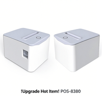 Printer Thermal 80mm Desktop Auto Cut Tanpa Tinta untuk Struk/Nota POS ZJ8380 ODM Custom Giftbox PrintSpeed 260mm/s