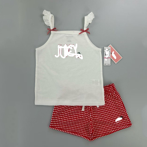 Nuovi Arrivi Estivi: Set di Abbigliamento per Bambine, Completo Senza Maniche in Cotone, <span class=keywords><strong>2</strong></span> Pezzi - Product Image 3