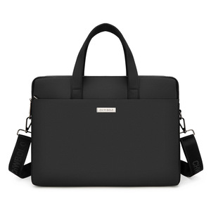 Chaoweibolo Porte-documents pour homme, sac pour ordinateur portable de 16 pouces, sac à main décontracté de couleur unie pour les voyages et le travail - Product Image 4