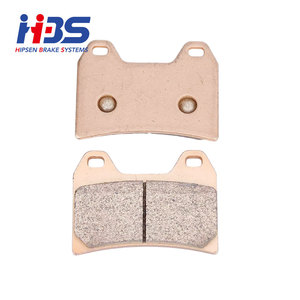 Jeu de plaquettes de frein à disque en cuivre fritté pour <span class=keywords><strong>Aprilia</strong></span> RSV1000 Mille 1998-2000 FA244 4HM-W0045-00 59100-03860 1D2-W0045-00 - Product Image 4
