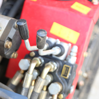 Motoculteur Industriel Polyvalent 25 CV pour le Travail du Sol Compacté, l'Aménagement Paysager et l'Entretien des Talus, Lames Rotatives Robustes à Faible Profondeur