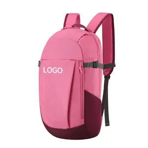 Custom Gradient Color Outdoor Leisure Back Pack Travel Foldable Casual Daypack Nylon Gym Sports Backpack Bag