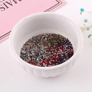 Strass en vrac à double pointe, 14400 pièces par paquet, accessoires pour nail art en verre à dos plat, vente en gros - Product Image 3