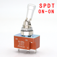 Interrupteur à bascule NKK DPST DPDT S-1AL S-2AL S-3AL S-6AL S-7AL S-21AL, interrupteur momentané SPDT, interrupteur à réinitialisation