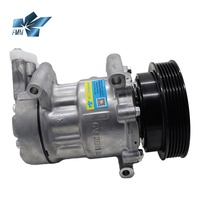 Climatiseur 12V de haute qualité, neuf, réfrigérant R134A compatible avec le compresseur de climatisation automobile 6V12 6PK pour Renault
