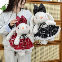 Jouets en peluche lapin doux et adorables en gros, décoration d'anniversaire, cadeaux pour la fête des mères et la Saint-Valentin, animaux en peluche lapin, poupées, jouets