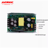 Alimentation d'amplificateur 350W avec module d'alimentation à double commutation 24V/36V/48V pour sortie principale et 12V/2A pour carte auxiliaire