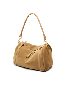 Thiết kế thanh lịch cao cấp Da Lộn Công suất lớn chính hãng Da Tote túi phụ nữ cổ điển tất cả-trong-một tay Túi mỹ phẩm Vai Túi - Product Image 2