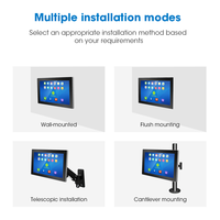 15.6 pouces RK3288 2G RAM 16G carte mémoire IP65 étanche industriel capacitif écran tactile Android panneau PC