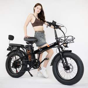 Vélo électrique pliable à gros pneus 20x4 pouces, <span class=keywords><strong>pneu</strong></span> neige F01, moteur 1000W, batterie lithium amovible 48v25ah, vélo électrique pour adulte - Product Image 2