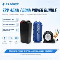 Ansen 72V 45Ah 50Ah Paket Kit Pengontrol Baterai Motor Sistem Tenaga Discharge Tinggi Paket Cair Talaria MX3 MX4 Sur-Ron Light