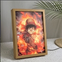 Lampe décorative créative animée Thème Roi des Pirates pour chevet, cadeau d'anniversaire
