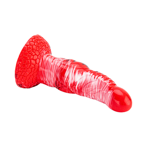 Dildo in Silicone Rosso Fatto a Mano per Donne, Giocattoli Sensuali per Adulti Realizzati con Silicone Liquido Sicuro per il Corpo - Product Image 3