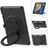 Étui antichoc robuste pour tablette pour iPad 9e 8e 7e génération 10.2 pouces 2019 2020 2021 enfants 3 couches housse de tablette de haute qualité
