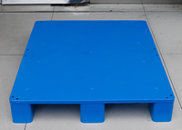 Ventes Palette en plastique Simple face Plat Palette en plastique à neuf pattes Rouge 800x800x120mmDifférentes tailles Haute qualité