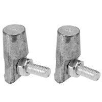Adaptateur de borne de batterie en alliage, de borne latérale à borne supérieure, avec boulon et écrou, pour batterie de voiture, camion, marine