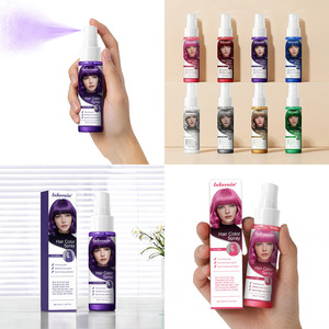 Spray colorant capillaire temporaire multicolore, <span class=keywords><strong>craie</strong></span> capillaire instantanée lavable à usage unique, pour coiffure DIY, fêtes, festivals, maquillage de scène - Product Image 6