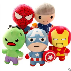 Anime Character Plush Toy Cartoon Cute Spider Man Captain Creative Doll Birthday Gift 8cm