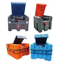 Réservoir Diesel 1000l, Station de remplissage Portable, essence, carburant, Caddy, carbone, réservoir Diesel, HUB, transfert Diesel, réservoir de carburant
