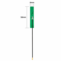 Antenne WiFi double bande 2,4G 5G PCB avec support adhésif, gain élevé, longueur de câble et interface de connecteur personnalisables