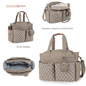 Borsa a Tracolla Colefa 2026 Nuova con Motivo Geometrico Stampato, Porta Ciuccio, Borsa per Maternità da Viaggio e Outdoor - Product Image 4