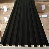 Panneaux muraux décoratifs intérieurs en WPC, panneaux en PVC à lattes, panneaux en bois de charbon de bois, placage en fibre de marbre, panneaux muraux pour la décoration murale