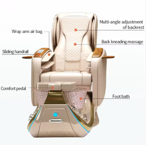 Chaise de spa pour les pieds moderne et luxueuse sans plomberie, massage électrique, chaise de pédicure professionnelle - Product Image 3