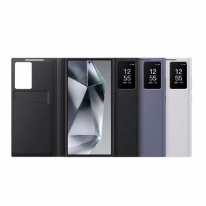 Compatible con <span class=keywords><strong>Samsung</strong></span> S24 <span class=keywords><strong>Ultra</strong></span> <span class=keywords><strong>Funda</strong></span> de teléfono oficial Chip original Smart Flip-Free Answer S24 + <span class=keywords><strong>Funda</strong></span> protectora - Product Image 4