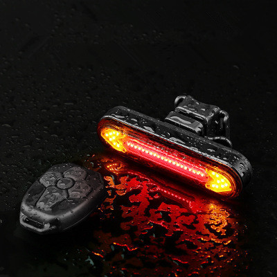 TAIKOO USB Bike Turn Signal Light Smart Bicycle Rear Light with Remote Indicator Tail Light