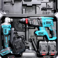 Perceuse à percussion rotative portable à moteur sans balais, batterie lithium 2000 mAh, qualité allemande, prix usine, charge variable