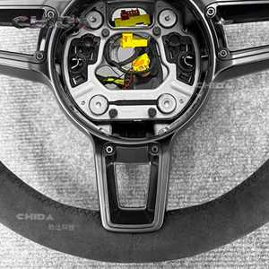 Für Porsche 911 992 <span class=keywords><strong>GT2</strong></span> GT2RS GT3 GT3RS GT4 Cayenne Macan Boxster Cayman&T Model Suede Sport Lenkrad - Product Image 6