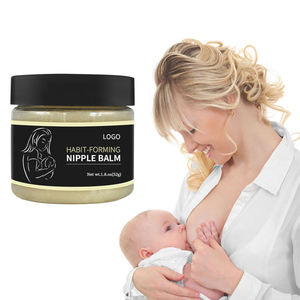 Baume de mamelon biologique 100% naturel, marque privée, soins de sécurité, apaise les douleurs craquelées, beurre de mamelon d'allaitement biologique pour femmes - Product Image 1