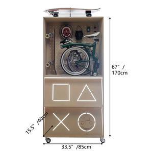 Caja de almacenamiento de patente moderna para bicicleta plegable Brompton para muebles del hogar y juntas de mortaja y espiga de viaje KAMAMUTA Rack <span class=keywords><strong>Metatecno</strong></span> - Product Image 5