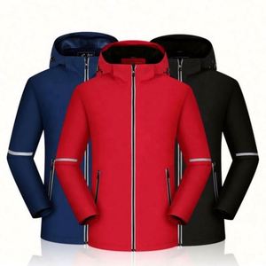 Vestes Softshell Imperméables Personnalisées avec Logo Brodé, Manteaux en Polyester, Coupe-Vent d'Extérieur, Veste de Travail pour Hommes – Vente en Gros - Product Image 6
