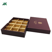 Boîte d'emballage en carton rigide mat pour aliments, bonbons, chocolat, baklava, gâteaux, avec logo personnalisé en relief et fermeture magnétique