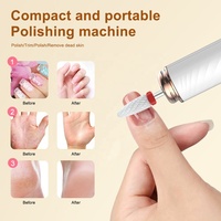 Machine à percer les ongles électrique, perceuses à ongles professionnelles pour ongles en gel, lime à ongles rechargeable portable, outil de manucure