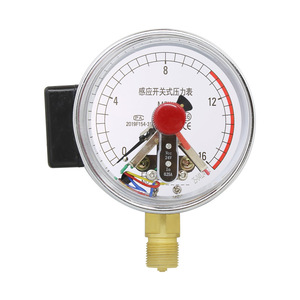 Manómetro de Presión con Interruptor Inductivo YXCHK 0-1.6MPa 0-2.5MPa 0-16MPa 0-25MPa 0-40MPa 0-60MPa, Contacto Eléctrico para Filtros Prensados - Product Image 2