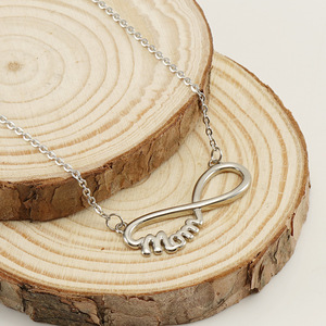 ZOGXIN Infinity Mom Necklace Stainless Steel Gold Rose Gold Silver For Women Gift Jewelry Fashion Pendant Charm - Product Image 3