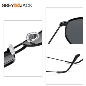 Gafas de Sol Aviador Unisex, Montura Metálica Negra, Lentes Polarizadas UV400 TAC Tipo 3, Gafas para Conducir y Pescar - Product Image 5