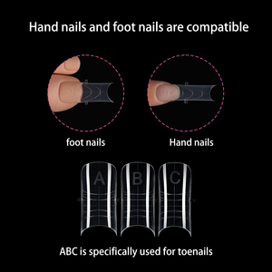 Forme d'<span class=keywords><strong>extension</strong></span> d'ongles universelle pour les mains et les pieds, personnalisable, 150 pièces, réutilisable, écologique, aide à l'<span class=keywords><strong>extension</strong></span> d'ongles - Product Image 5