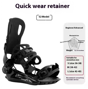 Tất cả các nú<span class=keywords><strong>i</strong></span> có thể đ<span class=keywords><strong>i</strong></span>ều chỉnh Snowboard ràng buộc cho ngườ<span class=keywords><strong>i</strong></span> mớ<span class=keywords><strong>i</strong></span> bắt đầu sốc hấp thụ Snowboard <span class=keywords><strong>bindings</strong></span> trượt tuyết nhanh chóng phát hành <span class=keywords><strong>bindings</strong></span> - Product Image 6