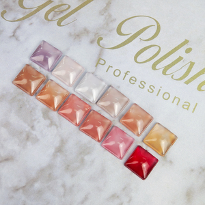 طلاء أظافر جل بالأشعة فوق البنفسجية على الطراز الكوري الاحترافي 12 لونًا تظهر زجاجة رسم أظافر بيضاء تصنعها بنفسك لتعبئة شعار قابل للتخصيص - Product Image 1