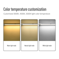 Barre de lumière tactile LED avec capteur de mouvement à intensité variable, lumière d'armoire infrarouge pour meubles de cuisine