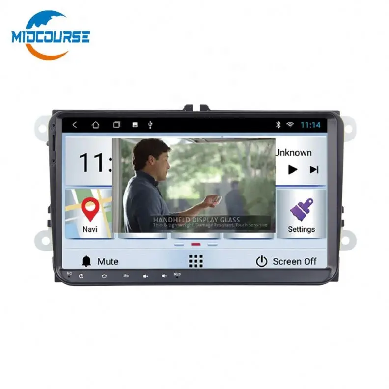 Midcourse Nhà Máy Android 8.1 Xe GPS Player Đối Với VW Skoda Quadvia GOLF 5 6 TOURAN Passat B6 Cho Jetta Polo cho TIGUAN Không Có Đĩa CD