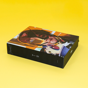 Custom Luxury Book Shaped Rigid Orange Paper Box Packaging Magnetic Gift Boxes Folding Packing - Product Image 5