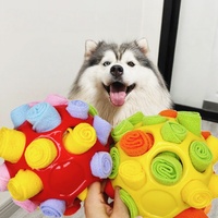 Haute qualité produits pour animaux accessoires pour chiens gros interactif mouvement balle de reniflement jouets à mâcher